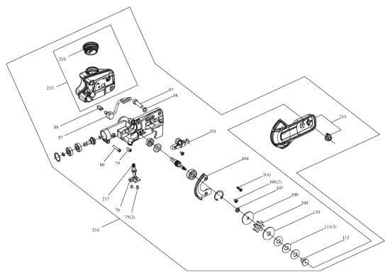 Picture of Esploso KC330.9 Gear box Kress