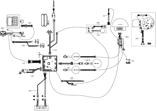 Picture of Esploso KR173E Circuito Impianto elettrico Kress