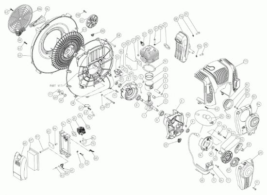 Picture of Motoventola filetto metrico M1200 Epa/Eur5/Cn 