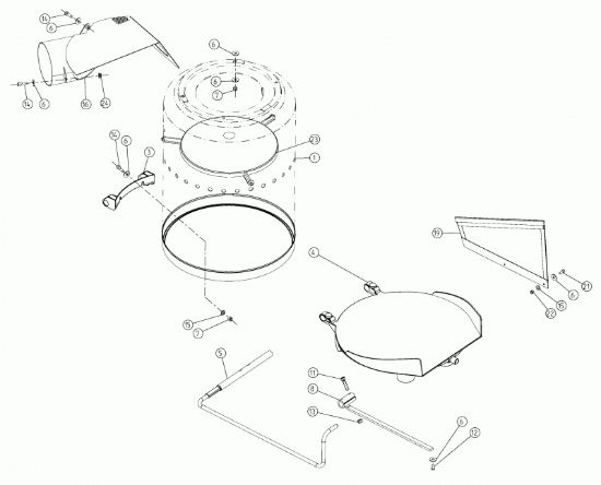 Picture of Serbatoio raccolta e coperchio V1200B- prodotto dal BN/E-EN 15