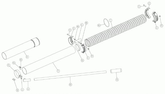 Picture of Tubi aspirazione D.75 e gr. manovra V1200E