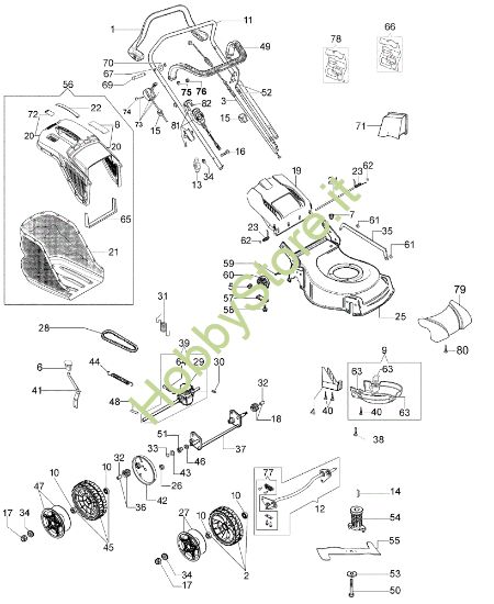 Picture of Esploso completo LR 48 TKE COMFORT PLUS (K655LI) EURO 5 Rasaerba