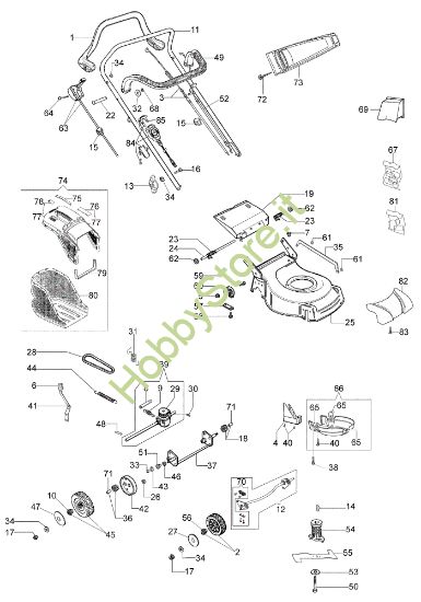 Picture of Esploso completo LR 53 TKE COMFORT PLUS (K655LI) EURO 5 Rasaerba