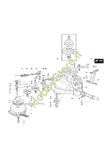 Picture of Trasmissione EF 93/16,5 Cat.2020 Trattorino