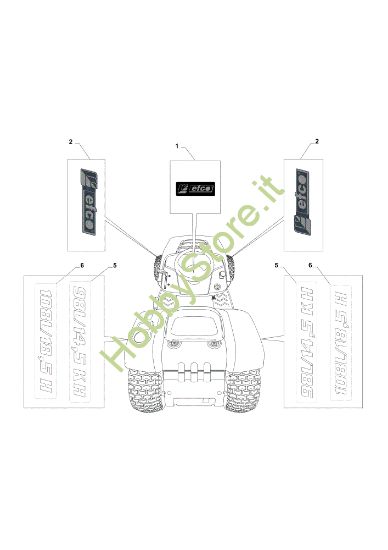 Picture of Etichette (2/2) EF 108L/18,5 H Cat. 2020 Trattorino