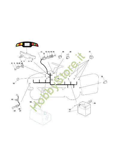 Picture of Parti elettriche EF 103/22 V Cat. 2020 Trattorino