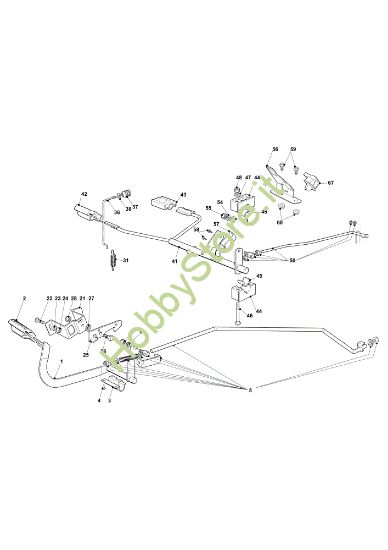 Picture of Comando freno e comando cambio EF 123/22 V Cat. 2020 Trattorino