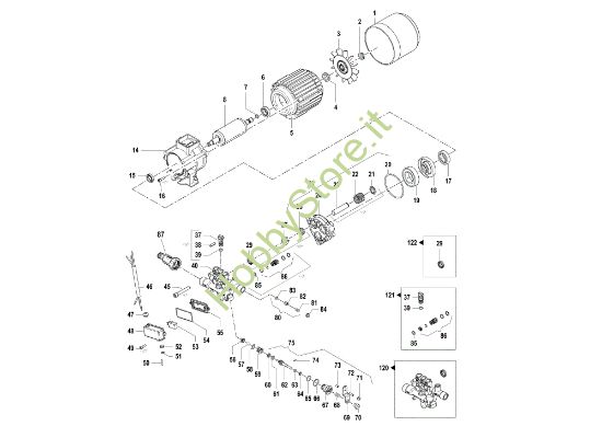 Picture of Motopompa IP 2500 HS Idropulitrice