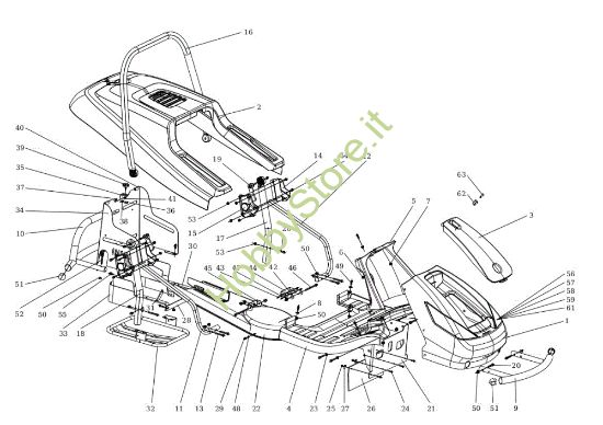 Picture of Cofano (1/2) TUAREG 92 EVO Cat.2020 Trattorino