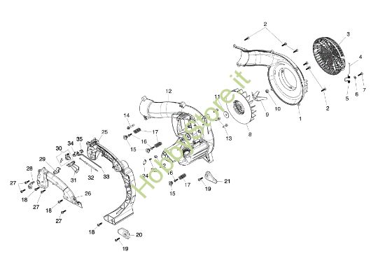 Picture of Gruppo ventola SA 2500 Soffiatore