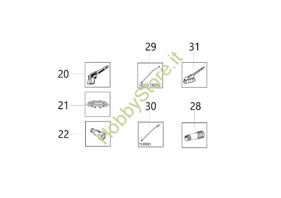 Picture of Accessori IP 1500 S (2020) Idropulitrice