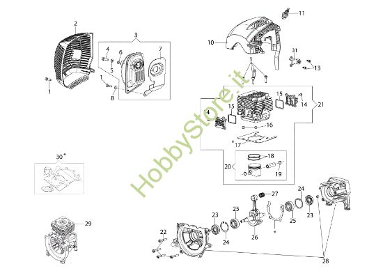 Picture of Motore DSF 5500 Decespugliatore
