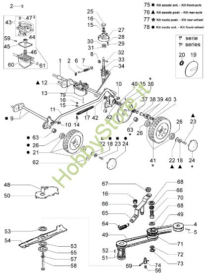 Picture of Gruppo assale MR 534 TBVI Rasaerba