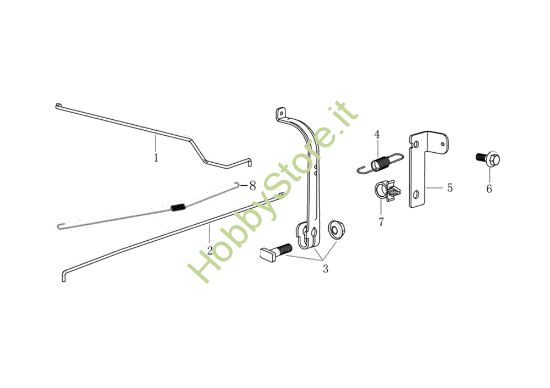 Picture of Leve di controllo LH 48 TK Rasaerba
