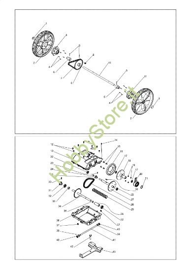 Picture of Trasmissione DEB 5158 Sfalciatutto