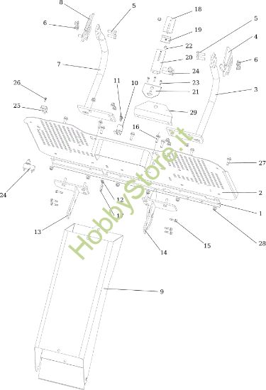 Picture of Raccoglierba EF 106/24 KH (K2400AVD V-twin - EURO5) Cat. 2021 Trattorino