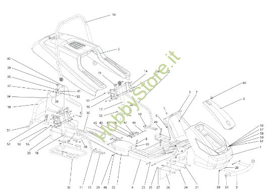 Picture of Cofano (1/2) TUAREG 92 4x4 EVO Cat.2021 Trattorino