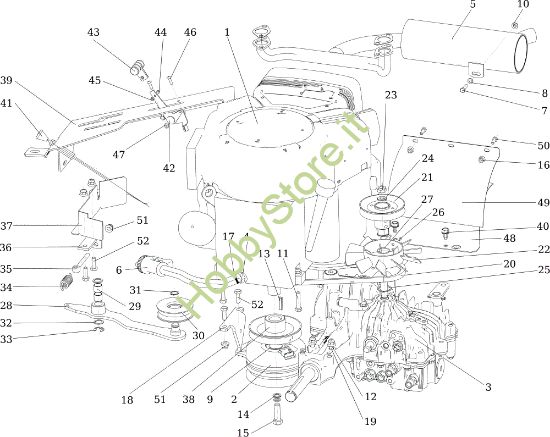 Picture of Motore TUAREG 92 EVO (K2400AVD V-Twin - EURO5) Cat.2021 Trattorino