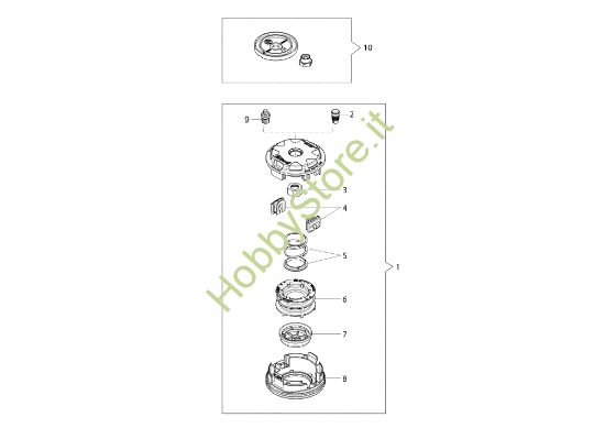 Picture of Testina Tap&Go D.110 Applicazione (Decespugliatore) DSH 2500