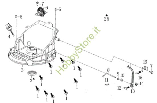 Picture of Coperchio basamento LR 48 PK COMFORT (K450) Rasaerba