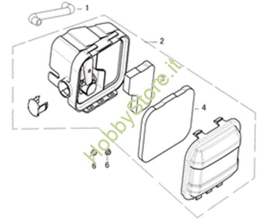 Picture of Filtro aria LR 48 PK COMFORT (K450) Rasaerba