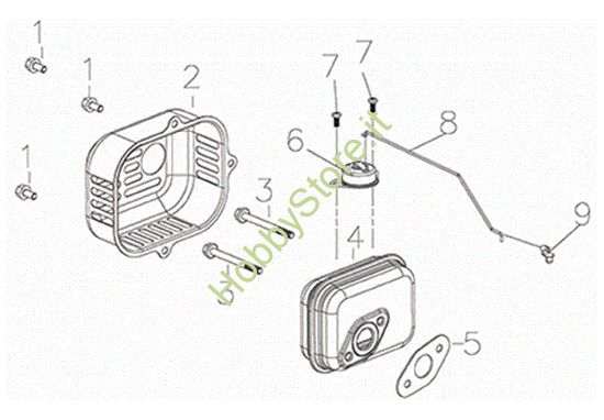 Picture of Marmitta LR 48 PK COMFORT (K450) Rasaerba