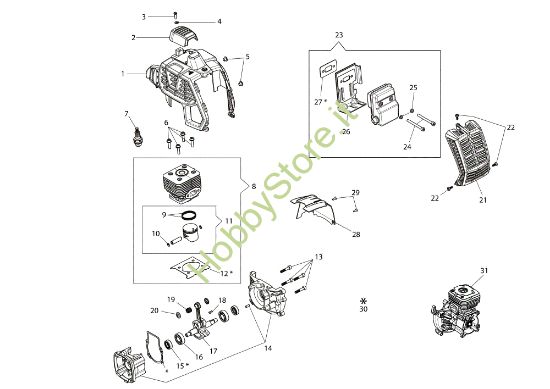Picture of Motore PTH 2500 Potatore