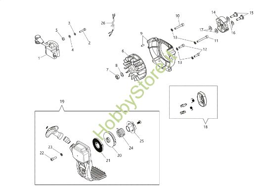 Picture of Avviamento e frizione PTH 2500 Potatore