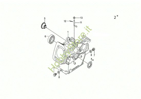Picture of Basamento MOTORE K800 H (EURO 5) Motore