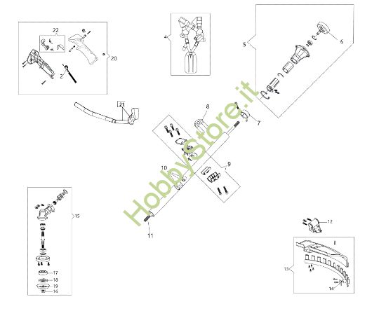 Picture of Trasmissione DSH 5000 T Decespugliatore