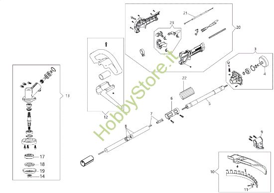 Picture of Trasmissione DSH 5000 BP Decespugliatore