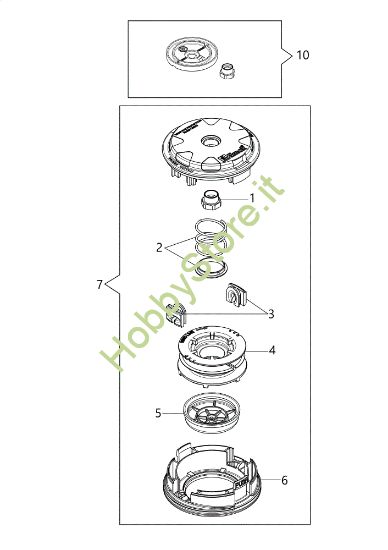 Picture of Testina DSH 5000 BP Decespugliatore