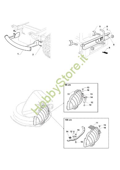 Picture of Accessori a richiesta EF 98L/14,5 K H Cat. 2022 Trattorino