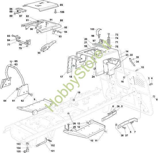 Picture of Telaio EF 123/22 V Cat. 2022 Trattorino