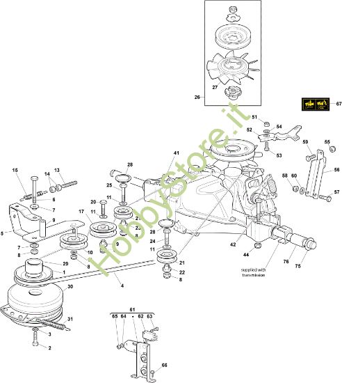 Picture of Trasmissione EF 123/22 V Cat. 2022 Trattorino