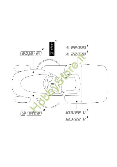 Picture of Etichette (2/2) EF 123/22 V Cat. 2022 Trattorino