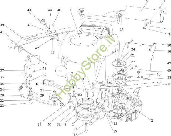 Picture of Motore TUAREG 92 EVO (K2400AVD V-Twin - EURO5) Cat.2022 Trattorino