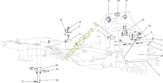 Picture of Parti elettriche TUAREG 92 EVO (K2400AVD V-Twin - EURO5) Cat.2022 Trattorino