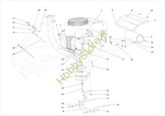 Picture of Motore Tonkawa 26 (Kawasaki) Cat.2022 Trattorino