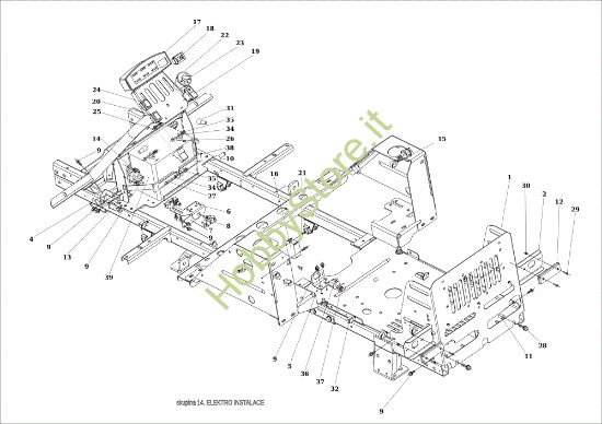 Picture of Schema elettrico Tonkawa 26 (Kawasaki) Cat.2022 Trattorino