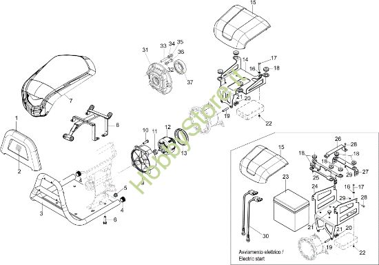 Picture of Frizione (dopo 2019) 407 S Motocoltivatore
