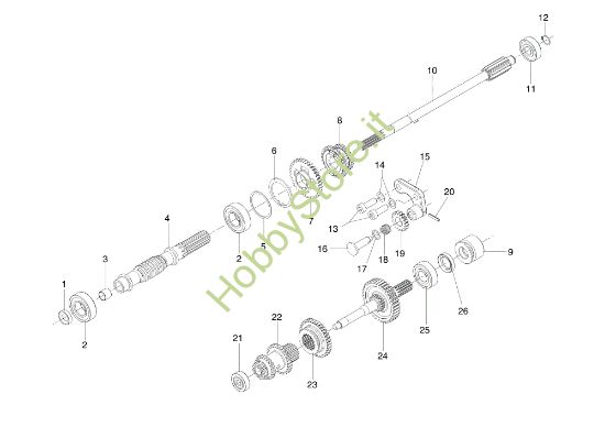 Picture of Ingranaggi (Cambio) 413 S Motocoltivatore