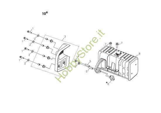 Picture of Marmitta MOTORE K7000 HD - conico e cilindrico / conical and cylindrical Motore