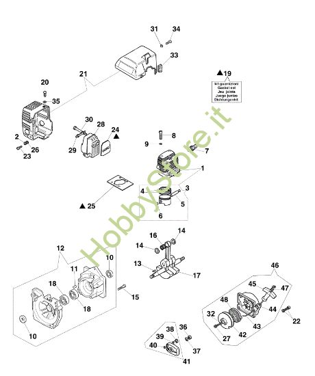 Picture of Motore STARK 40 Decespugliatore