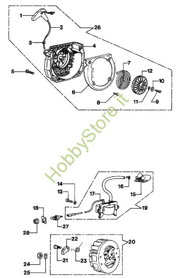 Picture of Gruppo avviamento TT 160 Troncatore