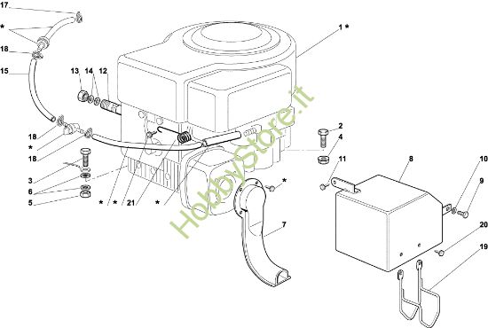 Picture of Motore EF 72C/12,5M Cat.2001 Trattorino