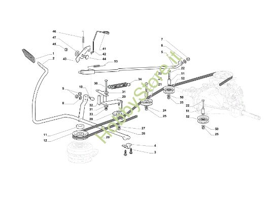 Picture of Comando freno e comando cambio EF 84/14,5 K H Cat. 2023 Trattorino