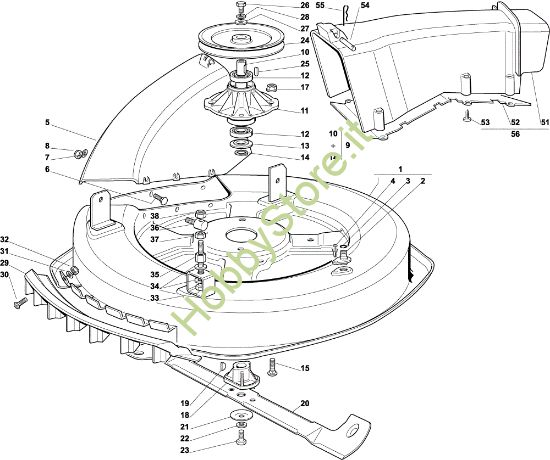 Picture of Piatto di taglio (2) EF 72C/12,5H Cat.2001 Trattorino