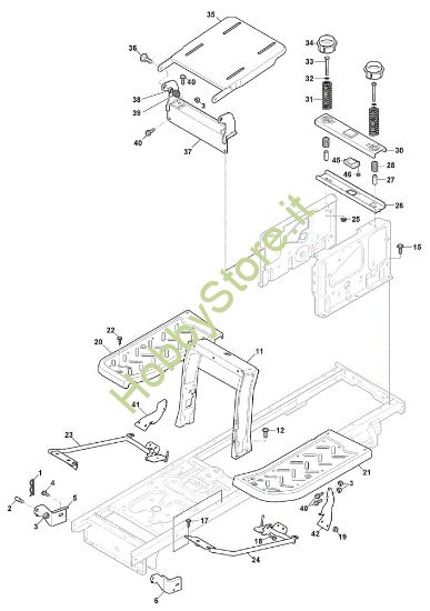 Picture of Telaio (1/2) GLX 14-84G Trattorino
