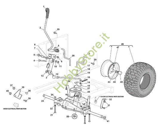Picture of Trasmissione GLX 14-84G Trattorino